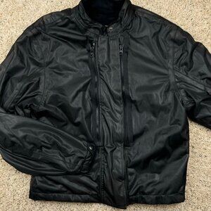 Joe Rocket Women's Textile Motorcycle Jacket Size Small Black Full Zip Riding